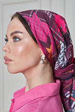 Load image into Gallery viewer, Custom Digital Printed - Turkish Cotton - Cherry Houndstooth Plaid