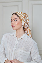 Load image into Gallery viewer, Custom Digital Printed - Turkish Cotton - Tan Zebra