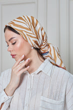 Load image into Gallery viewer, Custom Digital Printed - Turkish Cotton - Tan Zebra