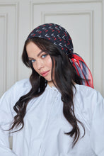 Load image into Gallery viewer, Custom Digital Printed - Turkish Cotton - Black V design
