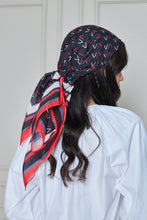 Load image into Gallery viewer, Custom Digital Printed - Turkish Cotton - Black V design