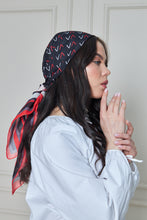 Load image into Gallery viewer, Custom Digital Printed - Turkish Cotton - Black V design