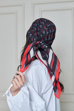 Load image into Gallery viewer, Custom Digital Printed - Turkish Cotton - Black V design
