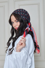 Load image into Gallery viewer, Custom Digital Printed - Turkish Cotton - Black V design
