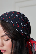 Load image into Gallery viewer, Custom Digital Printed - Turkish Cotton - Black V design