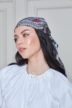 Load image into Gallery viewer, Custom Digital Printed - Turkish Cotton Square Scarf - Grey Roots