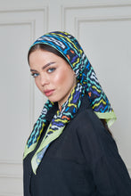 Load image into Gallery viewer, Custom Digital Printed - Turkish Cotton Square Scarf - Retro Bold