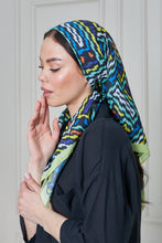 Load image into Gallery viewer, Custom Digital Printed - Turkish Cotton Square Scarf - Retro Bold