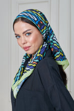 Load image into Gallery viewer, Custom Digital Printed - Turkish Cotton Square Scarf - Retro Bold
