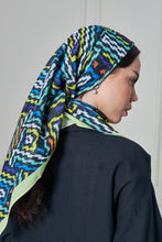Load image into Gallery viewer, Custom Digital Printed - Turkish Cotton Square Scarf - Retro Bold