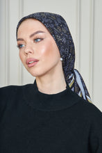 Load image into Gallery viewer, Custom Digital Printed - Turkish Cotton - Shape Clusters Black