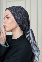 Load image into Gallery viewer, Custom Digital Printed - Turkish Cotton - Shape Clusters Black