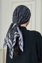 Load image into Gallery viewer, Custom Digital Printed - Turkish Cotton - Shape Clusters Black