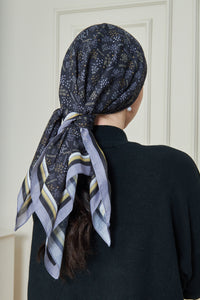 Custom Digital Printed - Turkish Cotton - Shape Clusters Black