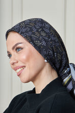 Load image into Gallery viewer, Custom Digital Printed - Turkish Cotton - Shape Clusters Black