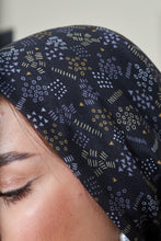 Load image into Gallery viewer, Custom Digital Printed - Turkish Cotton - Shape Clusters Black