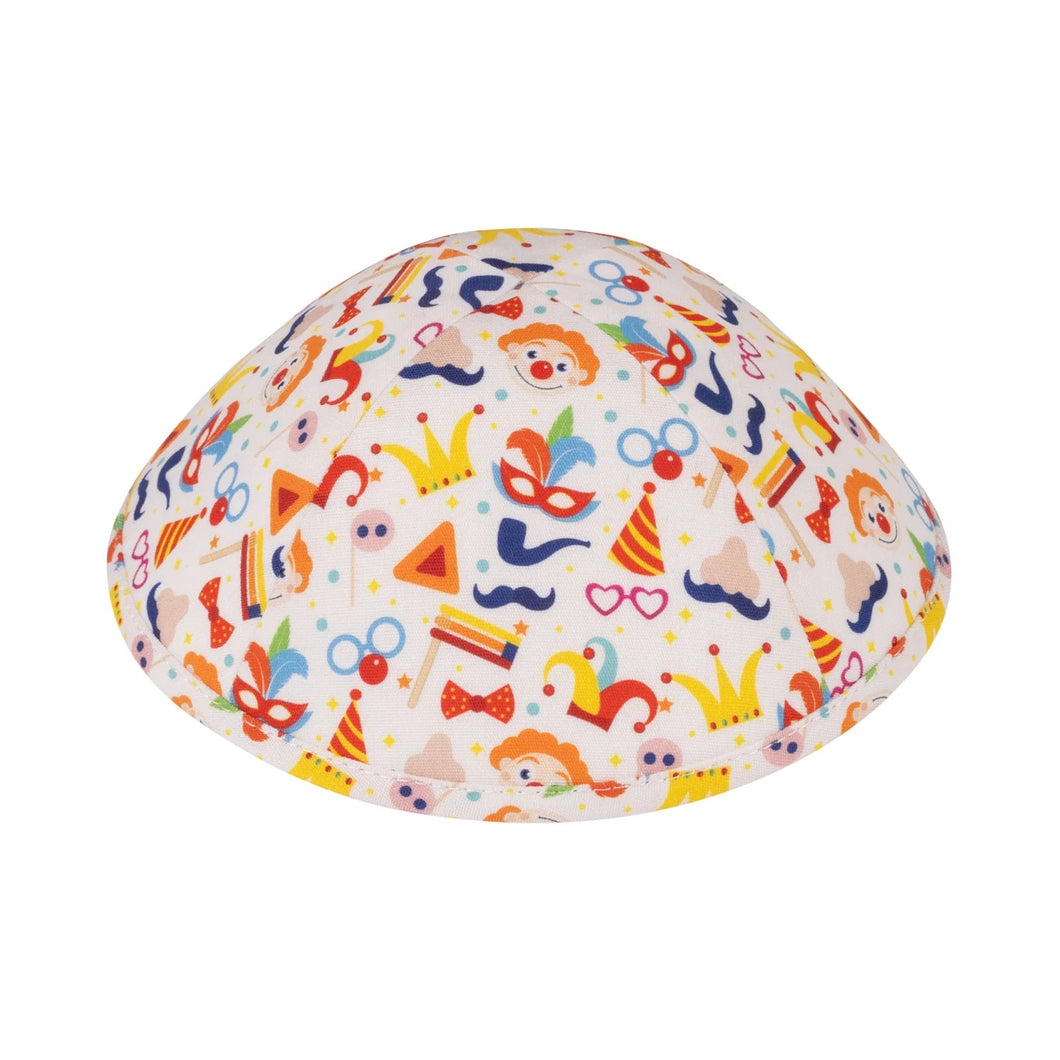 Happy Purim White - Ikippah