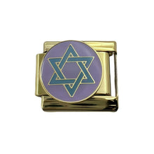 Load image into Gallery viewer, Magen David Blue/Lilac