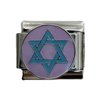 Load image into Gallery viewer, Magen David Blue/Lilac
