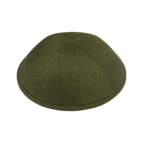 Olive Green Linen - Ikippah