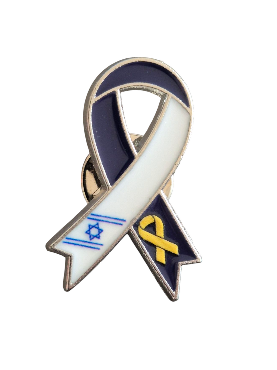 Israel Ribbon Pin Badge