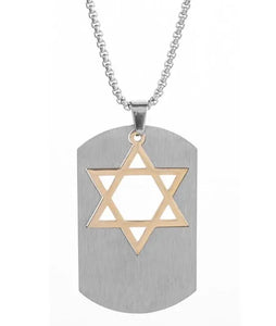 Star of David Necklace - Mens