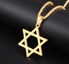 Load image into Gallery viewer, Star of David Necklace - Mens