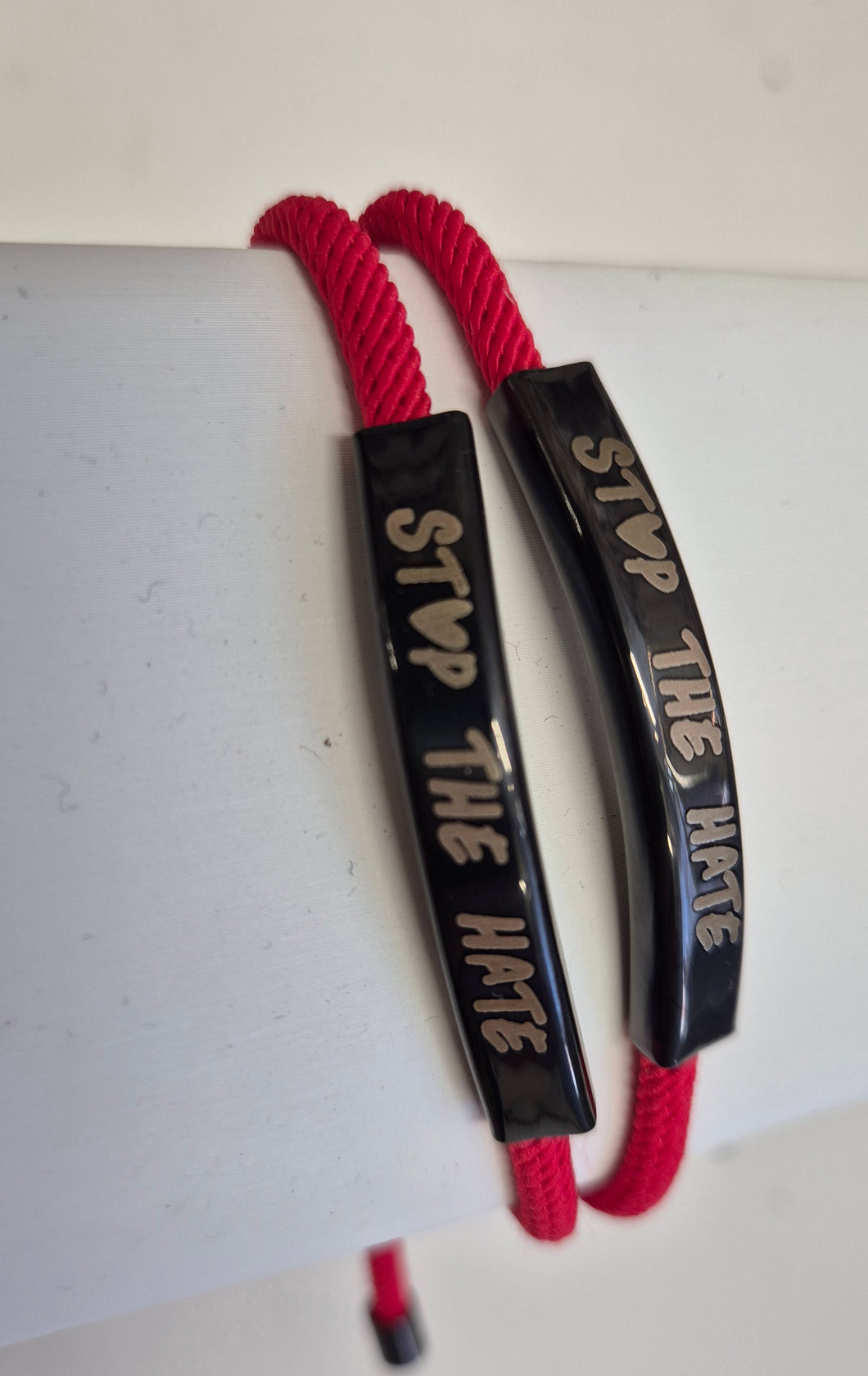 Stop the Hate corded bracelet