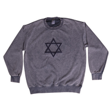 Load image into Gallery viewer, Grey Sweater Sherpa Star David