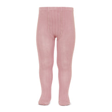 Load image into Gallery viewer, 526 Pale Pink - Ribbed Tights Condor