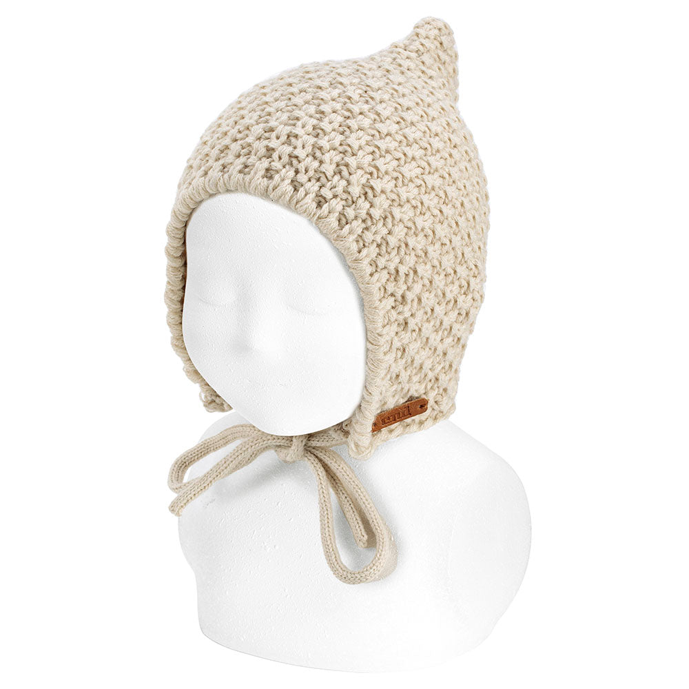 304 Linen - Bulky Sand Stitch Bonnet - Condor