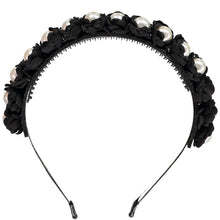 Load image into Gallery viewer, Rose Pearl Headband