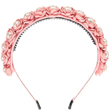 Load image into Gallery viewer, Rose Pearl Headband