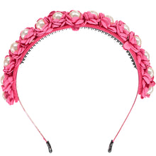 Load image into Gallery viewer, Rose Pearl Headband