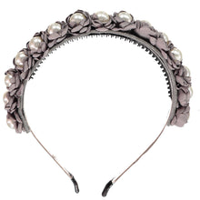 Load image into Gallery viewer, Rose Pearl Headband