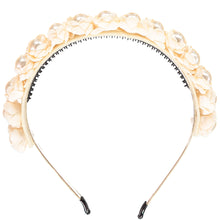 Load image into Gallery viewer, Rose Pearl Headband