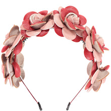 Load image into Gallery viewer, Leatherette Roses Headband