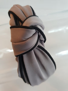 Black Piping knot Headband