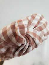 Load image into Gallery viewer, Gingham Knot-Band