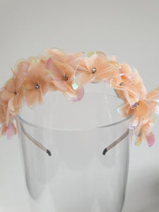 Sequin Flowers Headband