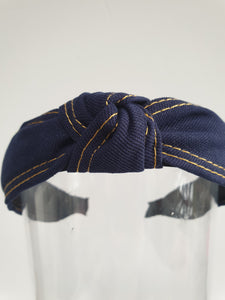 Chino Fabric Knot Headband