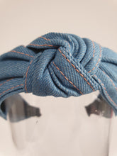 Load image into Gallery viewer, Denim Knot Headband