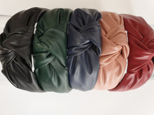 Load image into Gallery viewer, Leatherette Knot Headband