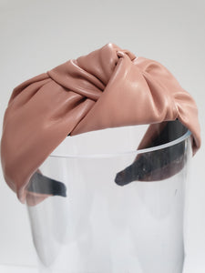 Leatherette Knot Headband