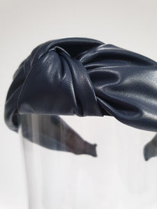 Leatherette Knot Headband