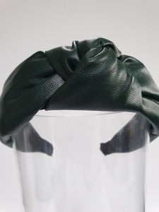 Leatherette Knot Headband