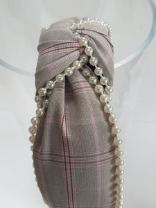 Pearl Edge Plaid Band