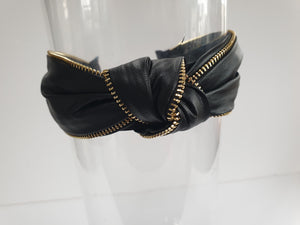 Leatherette Knot Headband