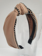 Load image into Gallery viewer, Knot Headband with studded beads