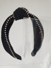 Load image into Gallery viewer, Knot Headband with studded beads